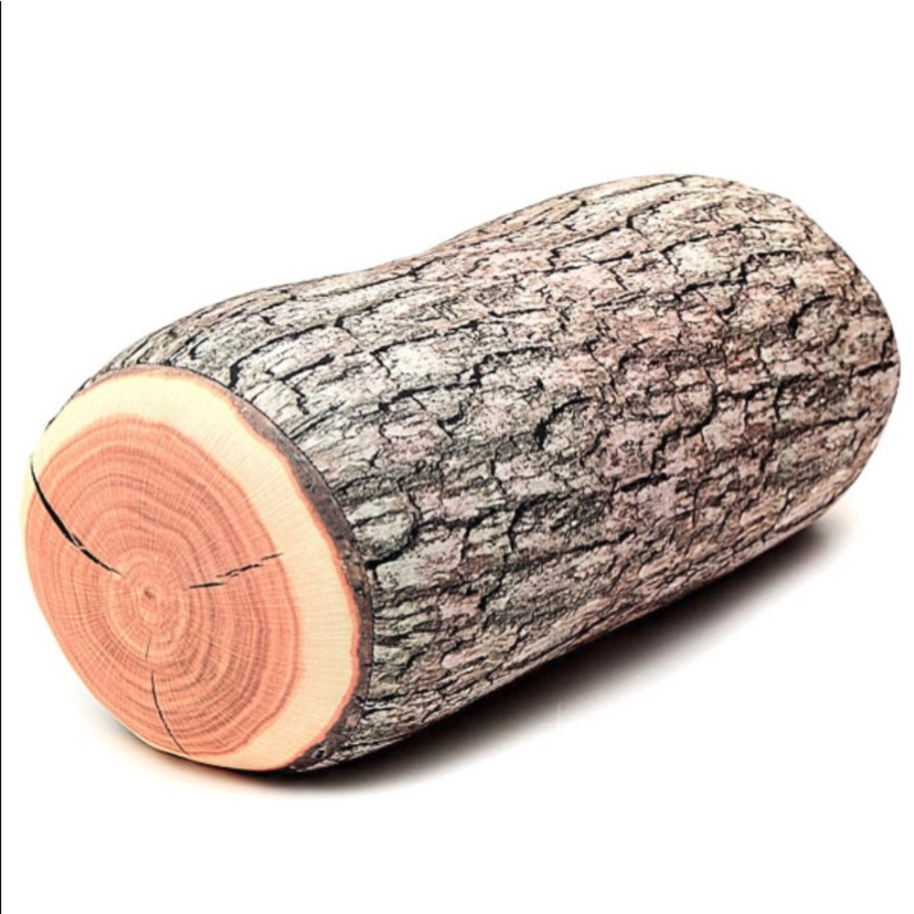 NWT Log Pillow! Perfect for Cabin & Lake!